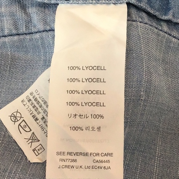 J Crew Drapey Chambray Shirt Dress NEW - Picture 3 of 7